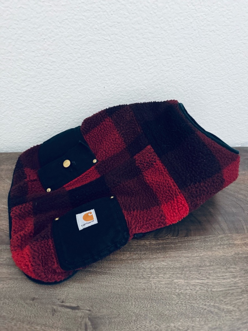 Carhartt Plaid Dog Pet Jacket Coat M - Picture 2 of 6